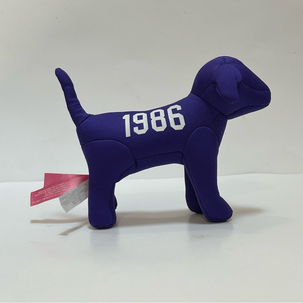 PINK Victoria's Secret 1986 Purple Stuffed Dog